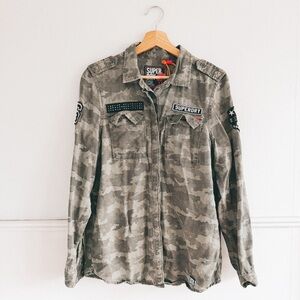 SUPERDRY > Faded Military Shirt